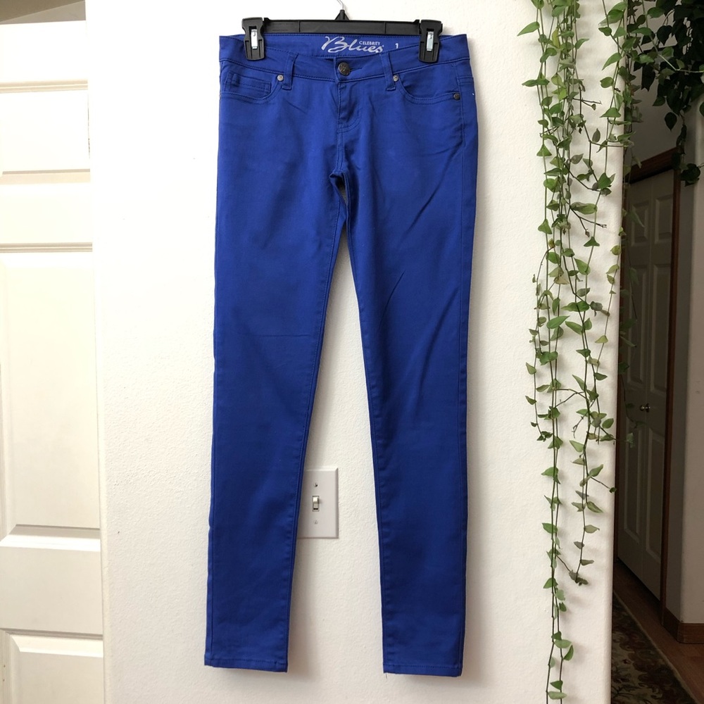 Celebrity Blues Royal Blue Skinny Jeans